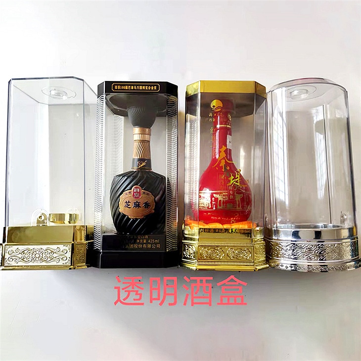 Transparent wine box