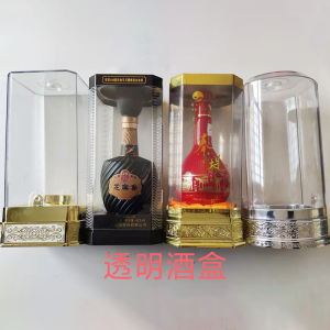 Transparent wine box